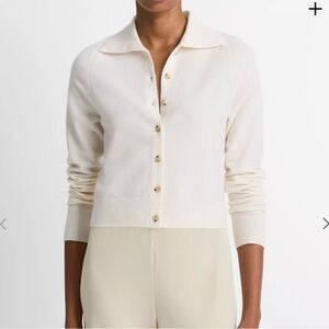 Vince Cream Button Down Shirt